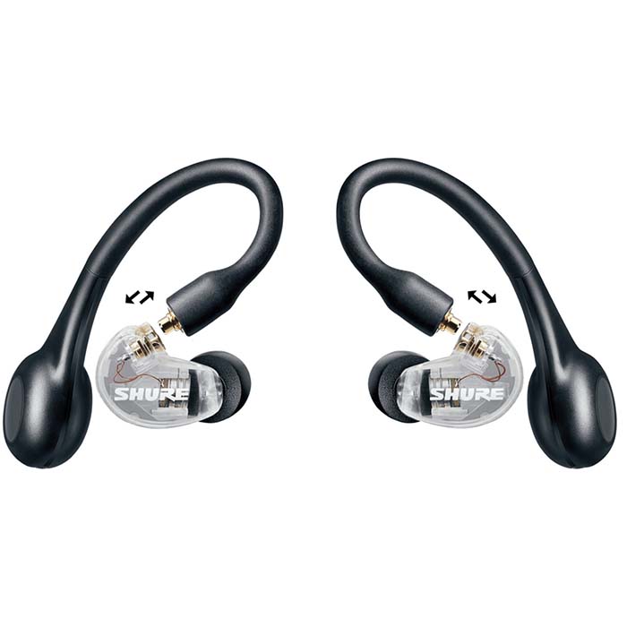 Shure SE215-CL-TW1 Audífonos inalámbricos profesionales color transparente