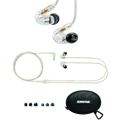 Shure SE215-CL-UNI Audífonos transparentes con cable