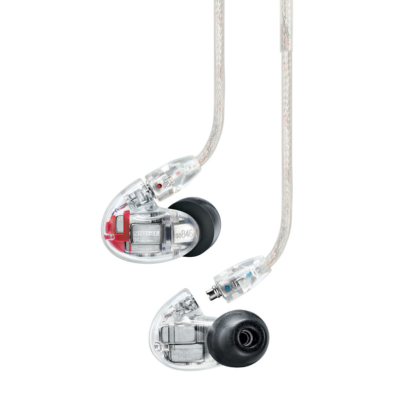 Shure SE846-CL Audífonos in-ear profesionales Sound Isolating con 4 micro-drivers