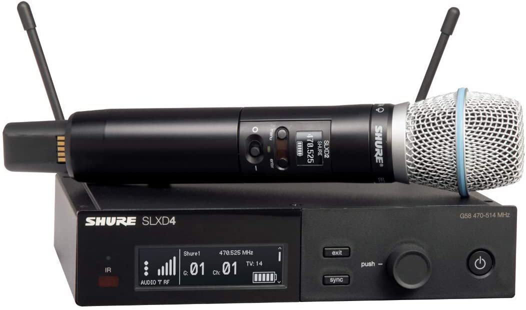 Shure SLXD24/B87A Sistema inalámbrico con transmisor de mano BETA 87A