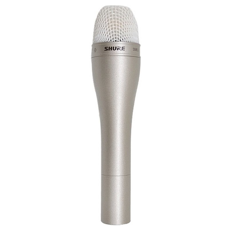Shure SM63 Micrófono esbelto y estilizado para entrevistas en TV