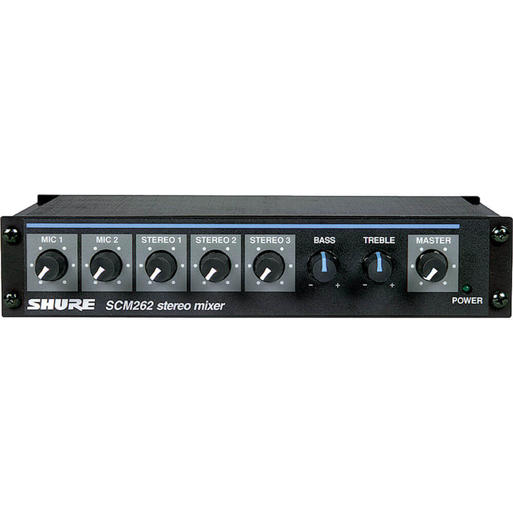 Scm262 Shure Mezclador De Micrófono Estéreo.