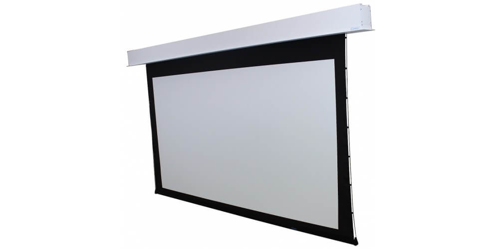 Pantalla Electrica sobre Techo 100" (16:9), 1245mm x 2210mm, Color Blanco 6" de BD