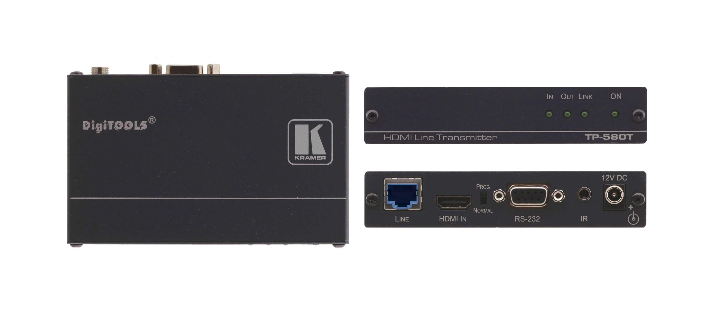 KRAMER TP-580T Extensor de par trenzado HDMI, bidireccional RS-232