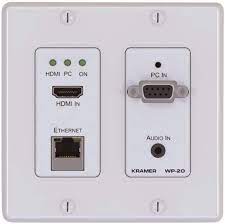 Kramer WP-20 Autoswitcher/transmisor automático de placas de pared y VGA