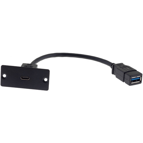 KRAMER WU-CA Inserto de placa de pared Kramer USB-C hembra a USB-A hembra