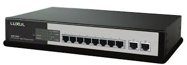 Luxul XMS-1010P Switch gestionable de 10 puertos / 8 PoE + Gigabit