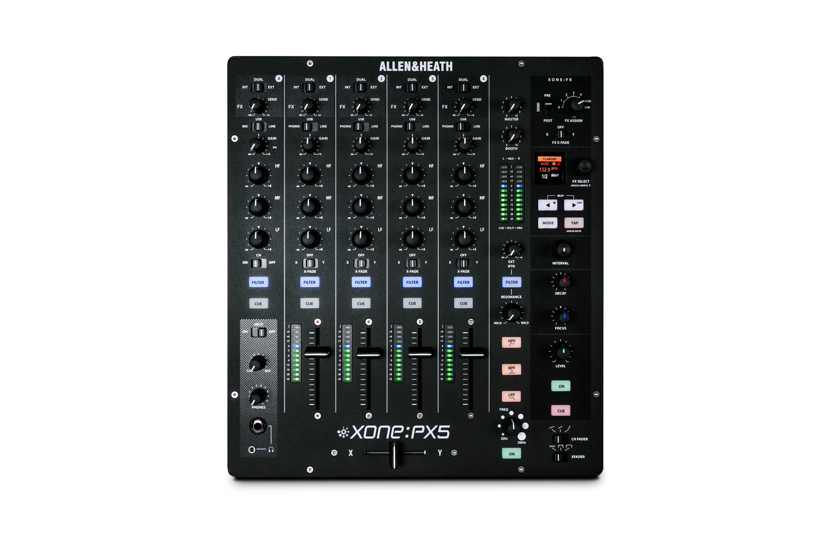 ALLEN&HEATH Xone:PX5 Mezcladora para DJ Tipo Analógico Canales 4 + 1