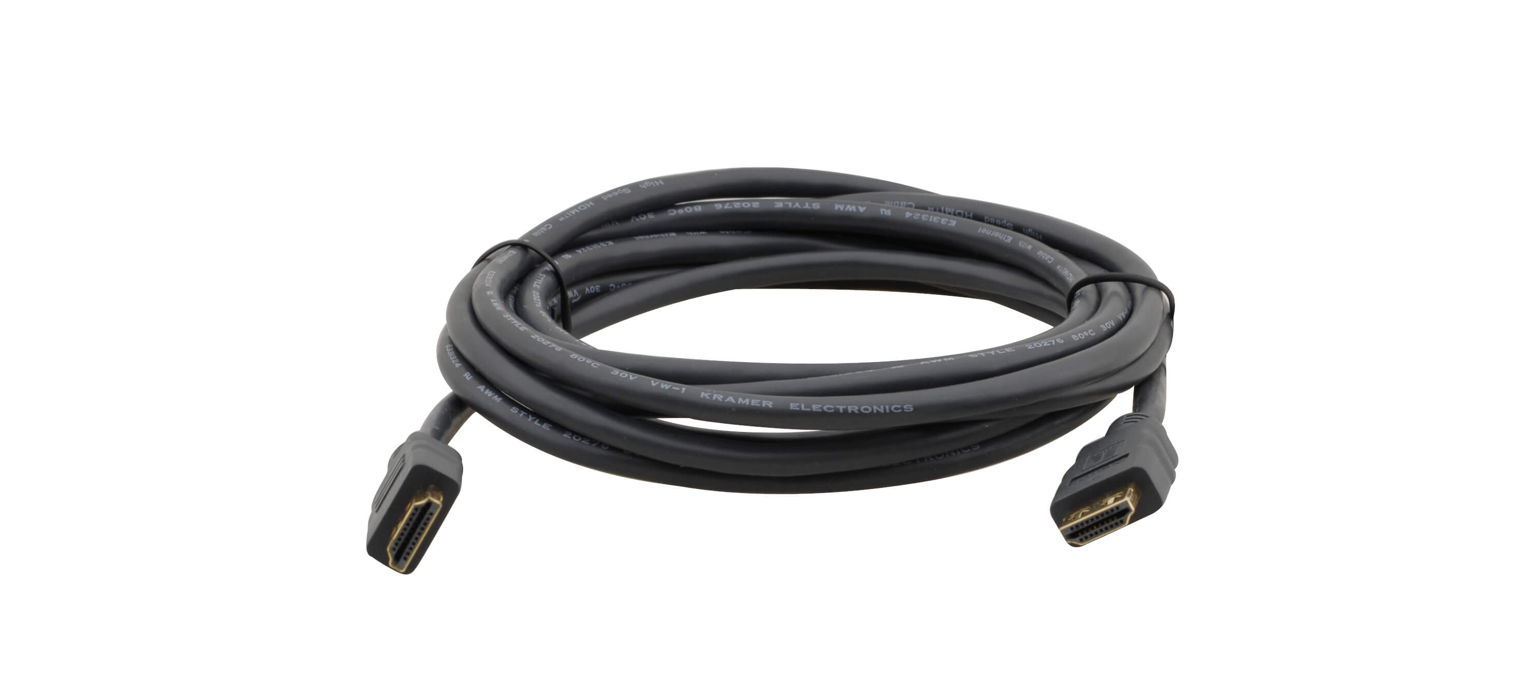 Kramer CMHM/MHM15 Cable Flexible HDMI de Velocidad Estándar con Ethernet de 4.60m (15ft)