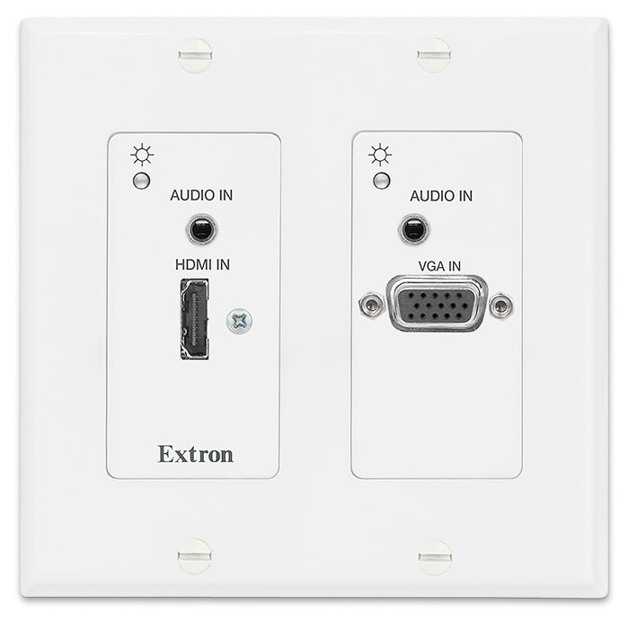 Extron DTP T UWP 4K 332 D Transmisor DTP de dos entradas para HDMI y VGA de larga distancia