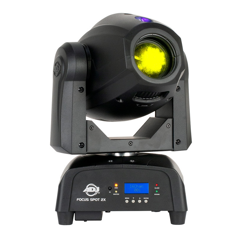 ADJ FOCUS SPOT 2X Cabeza móvil tipo Spot con 1 Led blanco frío de 100W