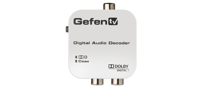 Convertidor De Audio Codificado En Dolby Digital  A 2 Canales L/r