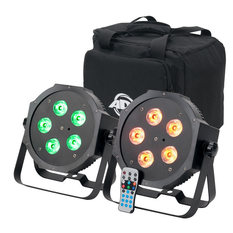 ADJ MEGA 64 HEX PAK Kit de LED Par de bajo perfil con 2x LED HEX (6-IN-1)