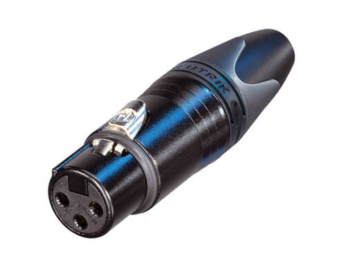 NEUTRIK NC3FXX-BAG Conector XLR de 3 Polos Hembra