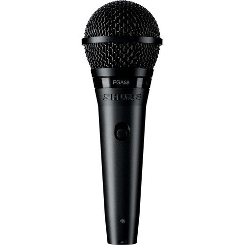 Micrófono vocal dinámico cardioide para el desempeño vocal de plomo y refuerzo. Cable XLR-QTR.