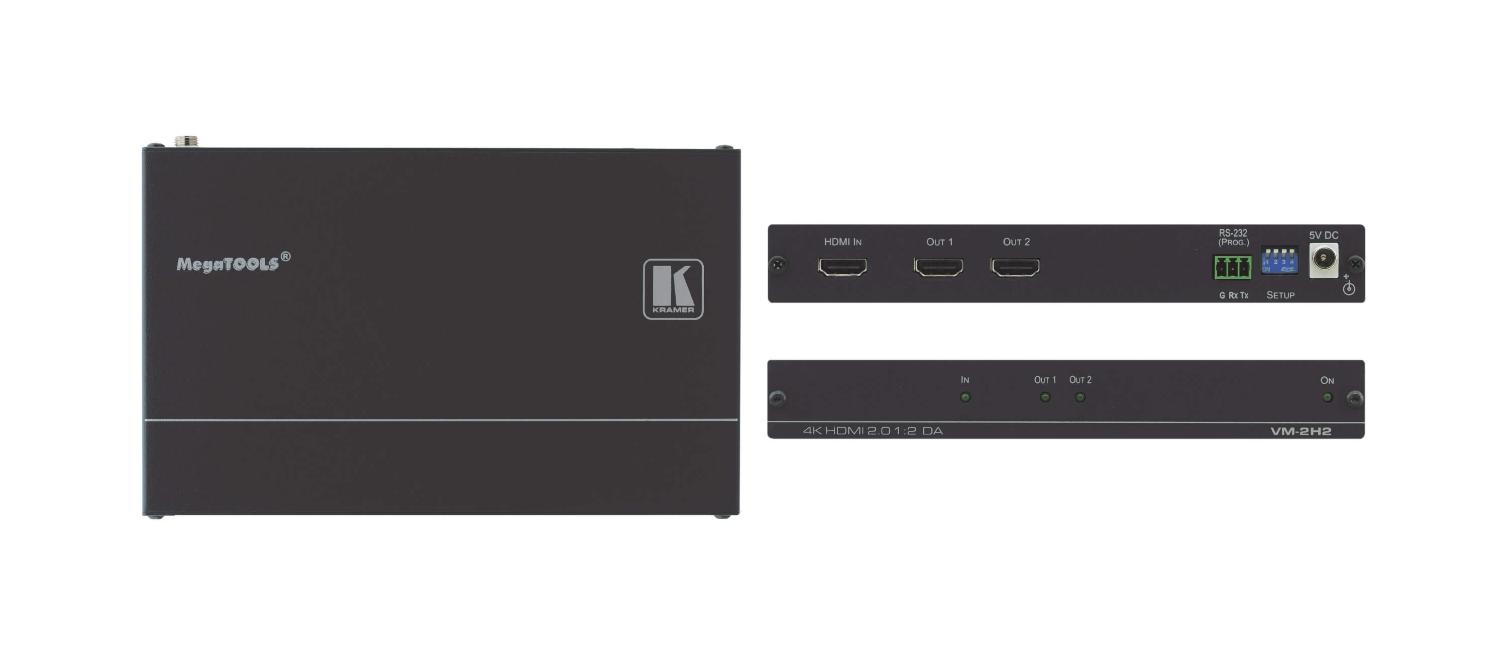 Kramer Vm-2h2 Distribuidor Amplificador Hdmi 1:2 4k Hdr