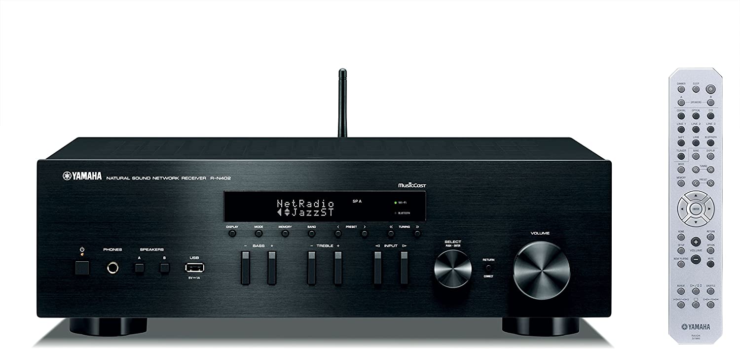 Yamaha RN402BL Receptor Estéreo Con Wifi Y Bluetooth