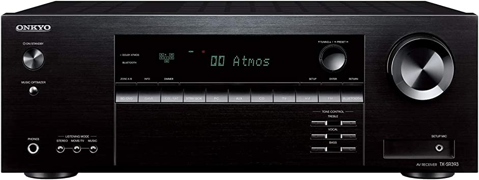 Yamaha Y Onkyo KIT-TXSR393VS6 Receptor AV Y Altavoces Para Exterior